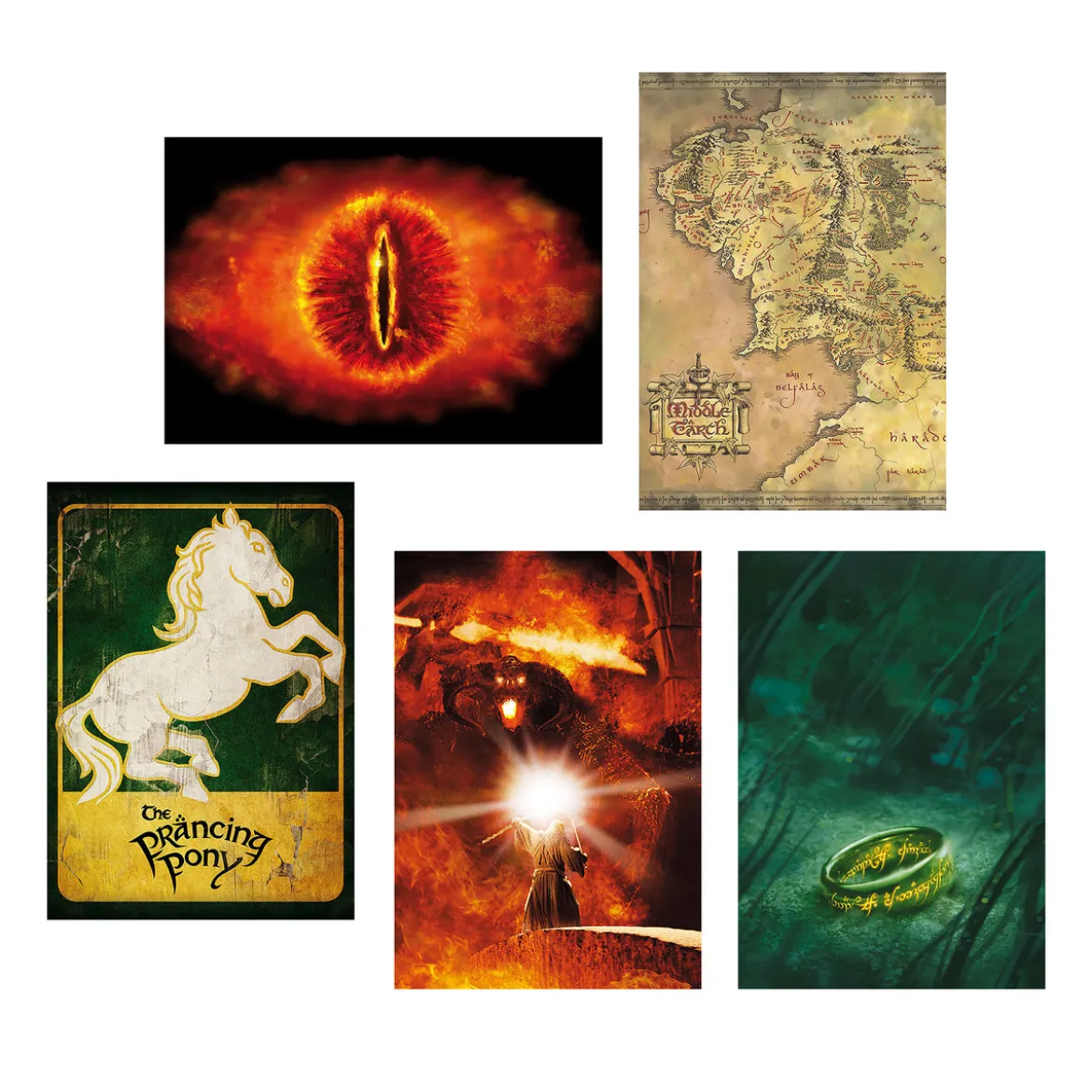 Der Herr der Ringe - Postkarten 5er Set