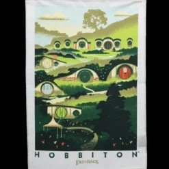 Der Herr der Ringe - Rivendell & Hobbiton Geschirrtuch 2er Set