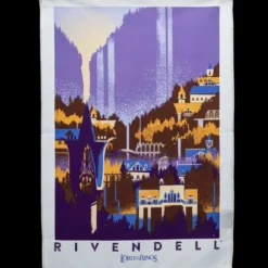 Der Herr der Ringe - Rivendell & Hobbiton Geschirrtuch 2er Set