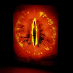 Der Herr der Ringe - Saurons Auge Wandbild mit Licht