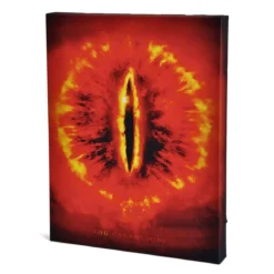 Der Herr der Ringe - Saurons Auge Wandbild mit Licht