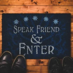 Der Herr der Ringe - Speak Friend & Enter Fußmatte