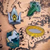 Der Herr der Ringe - Symbols Pins 4er Set