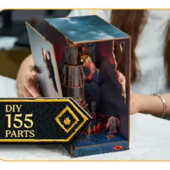 Der Herr der Ringe Tiny Adventures Book Nook Mini-Diorama Barad-Dûr 23 cm