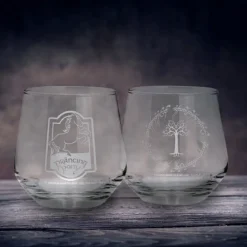 Der Herr der Ringe - Tänzelndes Pony & Gondor Gläser 2er Set
