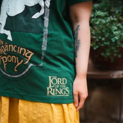 Der Herr der Ringe - Zum Tänzelnden Pony Logo T-Shirt grün