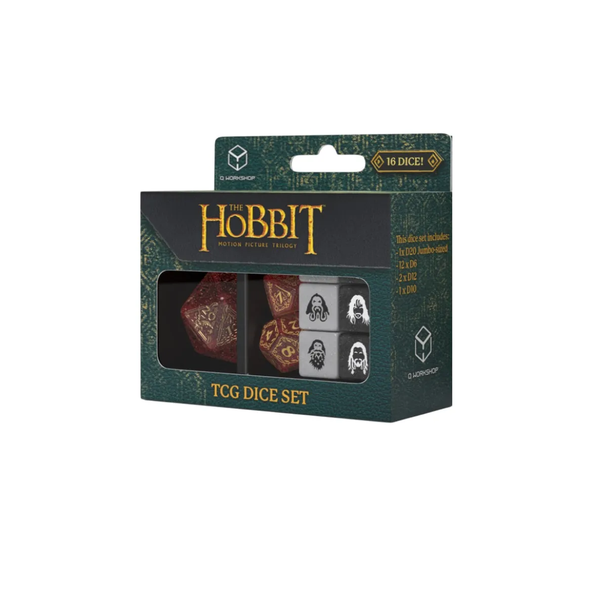 Der Hobbit - Ember Hearth TCG Würfel Set 16tlg