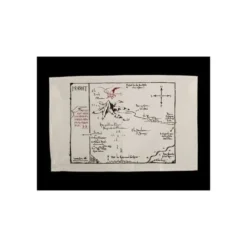 Der Hobbit Geschirrtuch Thorins Map 72 cm