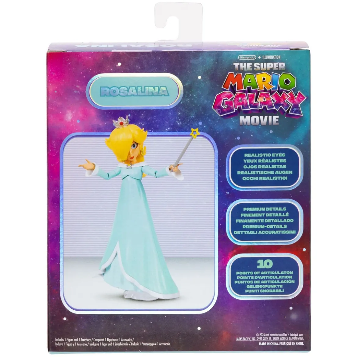 Der Super Mario Galaxy Film Actionfigur Rosalina 13 cm
