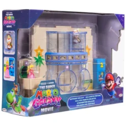 Der Super Mario Galaxy Film Diorama mit 2 Minifiguren