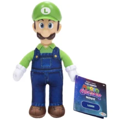 Der Super Mario Galaxy Film Plüschfigur Luigi 23 cm