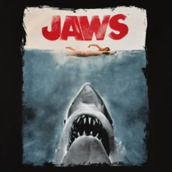 Der weiße Hai - Jaws Poster Shirt schwarz