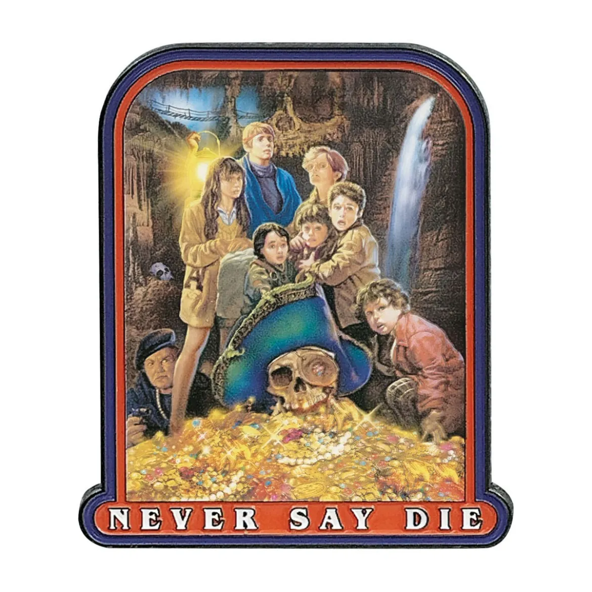 Die Goonies Ansteck-Pin 40th Anniversary Never Say Die