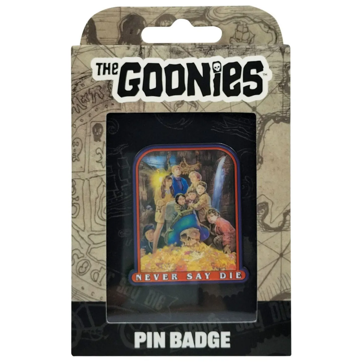 Die Goonies Ansteck-Pin 40th Anniversary Never Say Die