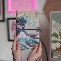 Die große Welle vor Kanagawa - Katsushika Hokusai Notizbuch