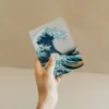 Die große Welle vor Kanagawa - Katsushika Hokusai Notizbücher 3er Set