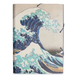 Die große Welle vor Kanagawa - Katsushika Hokusai Dokumentenmappe