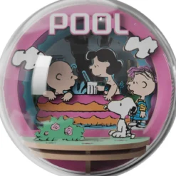 Die Peanuts Puremind Modellbausatz Wooden Theater Globe Cool Pool