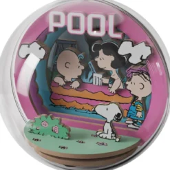 Die Peanuts Puremind Modellbausatz Wooden Theater Globe Cool Pool