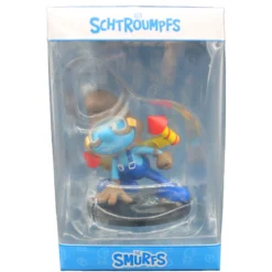 Die Schlümpfe Statue Raketenrucksack-Schlumpf 10 cm