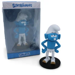 Die Schlümpfe Statue Roboter-Schlumpf 11 cm