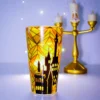 Die Schöne und das Biest - Belle Silhouette Glas