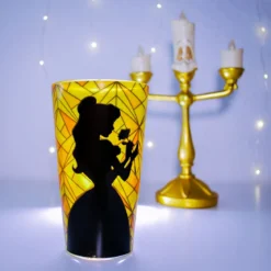 Die Schöne und das Biest - Belle Silhouette Glas