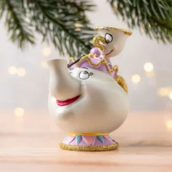 Die Schöne und das Biest - Madame Pottine und Tassilo Weihnachtsbaum-Schmuck