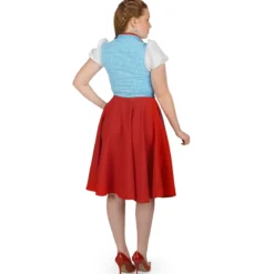 Dirndl Petra - Kostüm Damen rot blau