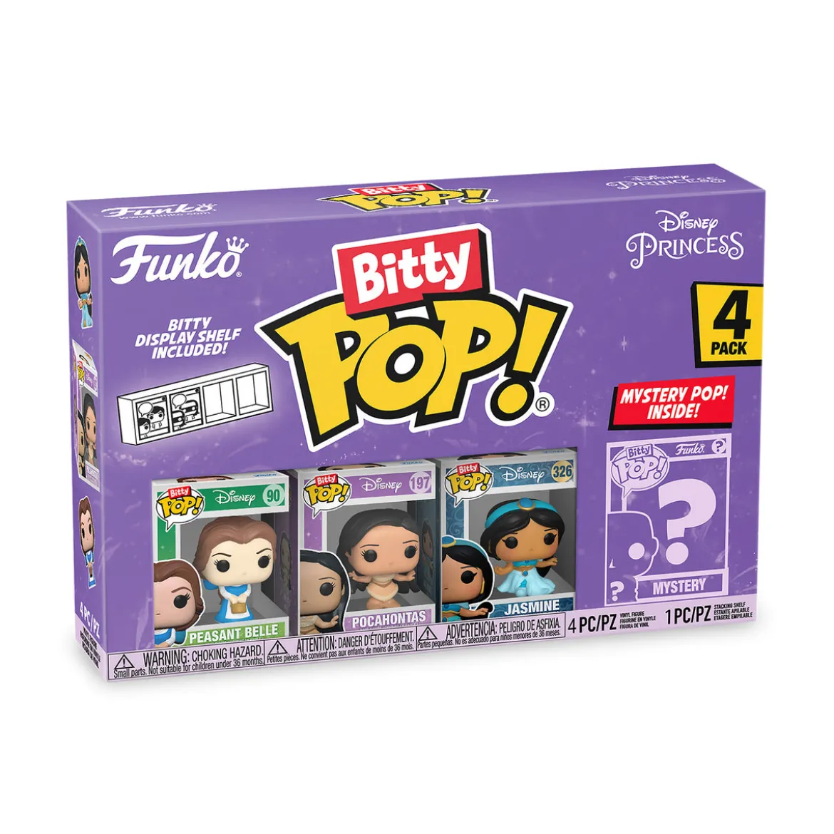 Disney Princess - Funko Bitty Pop 4er Figuren Set Serie 1