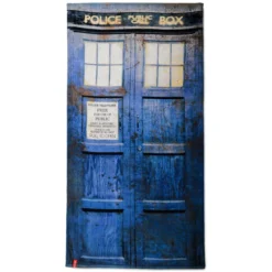 Doctor Who - Distressed Tardis Badetuch