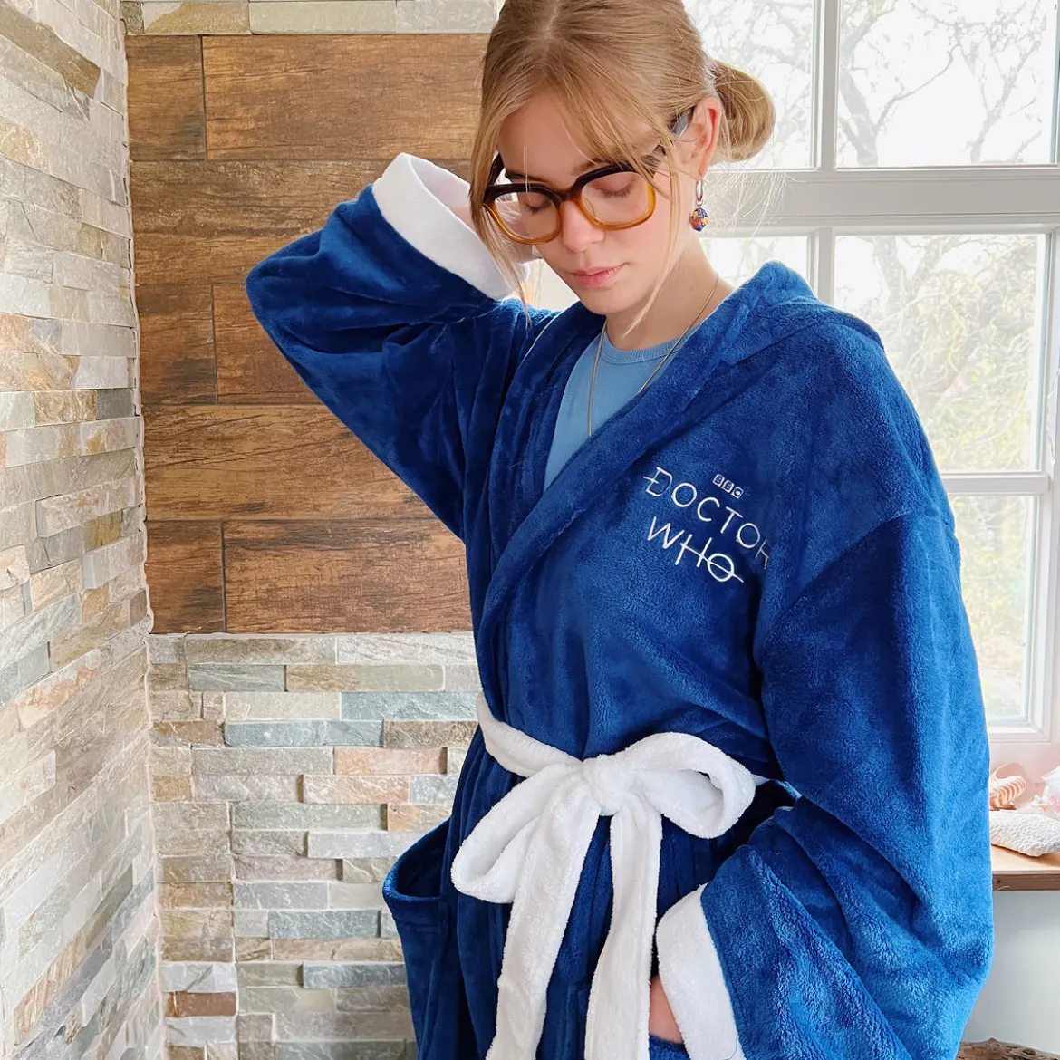 Doctor Who - Tardis Season 11 Bademantel blau