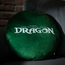Drachenzähmen leicht gemacht - Ouroboros Dragon Kissen grün