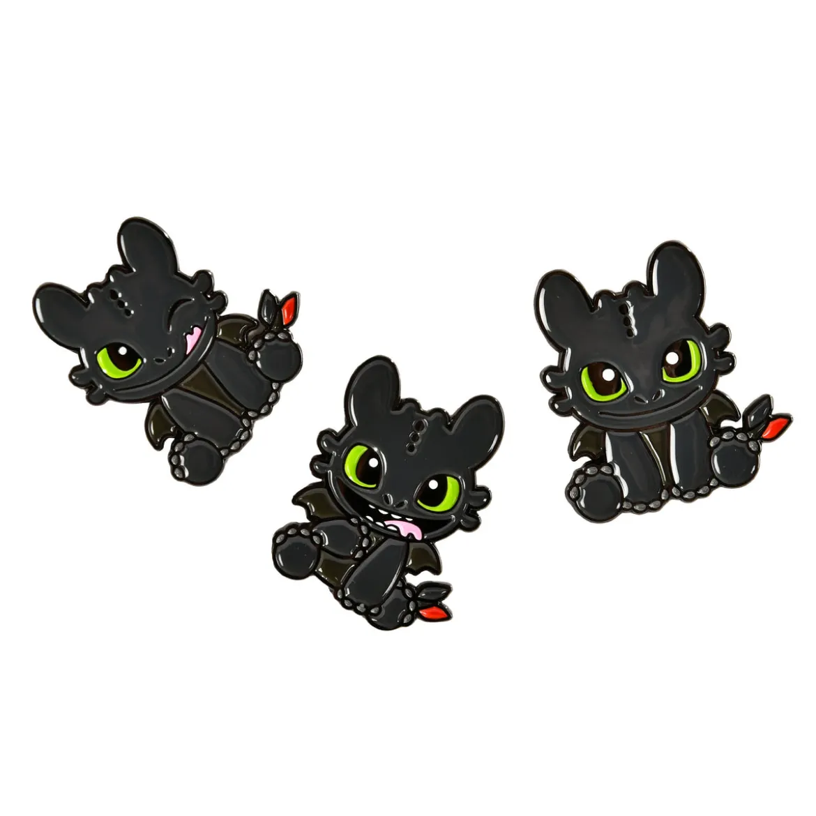 Drachenzähmen leicht gemacht - Ohnezahn Pins 3er Set