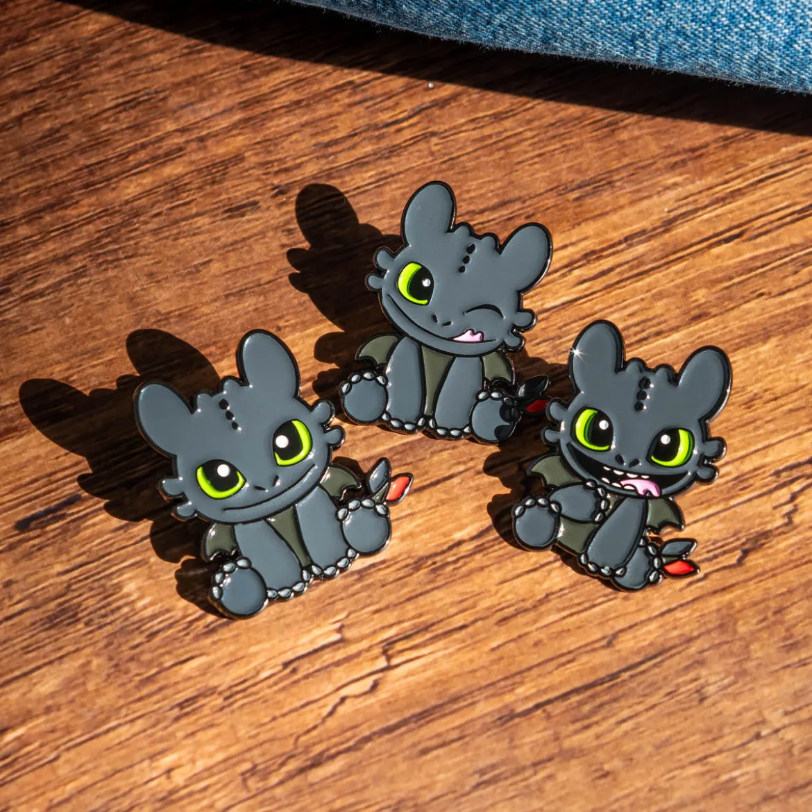 Drachenzähmen leicht gemacht - Ohnezahn Pins 3er Set