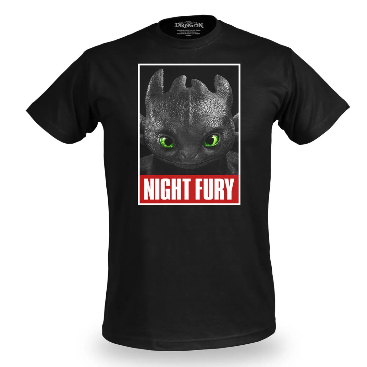 Drachenzähmen leicht gemacht - Night Fury Poster T-Shirt schwarz