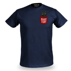 Drachenzähmen leicht gemacht - Night Fury Pocket T-Shirt blau