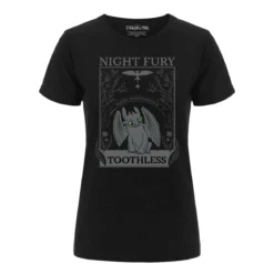 Drachenzähmen leicht gemacht - Night Fury T-Shirt Damen schwarz