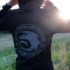 Drachenzähmen leicht gemacht - Night Fury Legend Hoodie schwarz