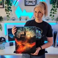 Dumbledores Geheimnisse Wandbild mit Licht - Harry Potter