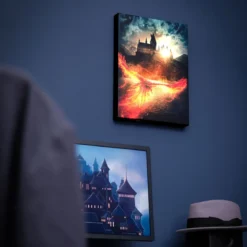 Dumbledores Geheimnisse Wandbild mit Licht - Harry Potter