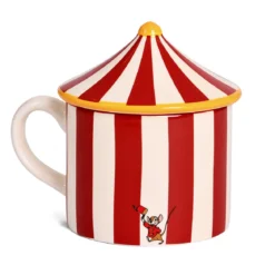 Dumbo - Zirkuszelt 3D Tasse mit Deckel