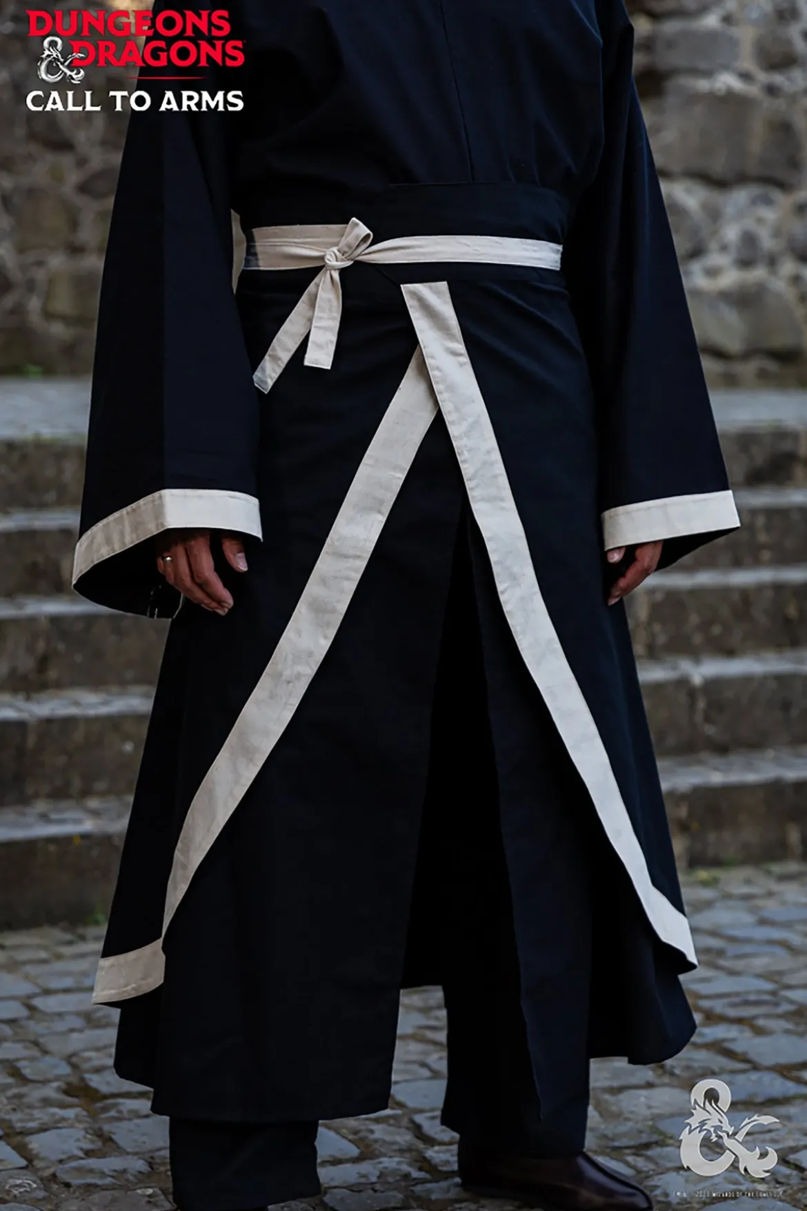 Dungeons & Dragons - Magier Kampfrock schwarz-natur