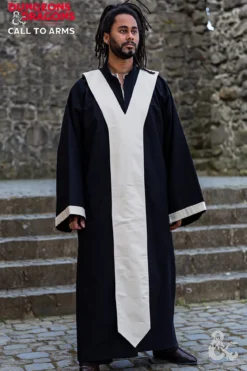 Dungeons & Dragons - Magier Robe schwarz-natur