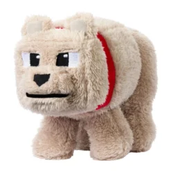 Ein Minecraft Film Plüschfigur Dennis der Wolf 20 cm