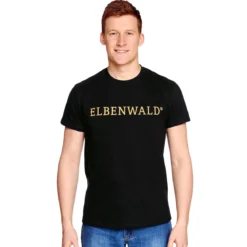 Elbenwald - Classic Logo T-Shirt schwarz