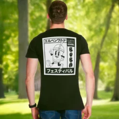Elbenwald Festival Bubble Tea T-Shirt schwarz