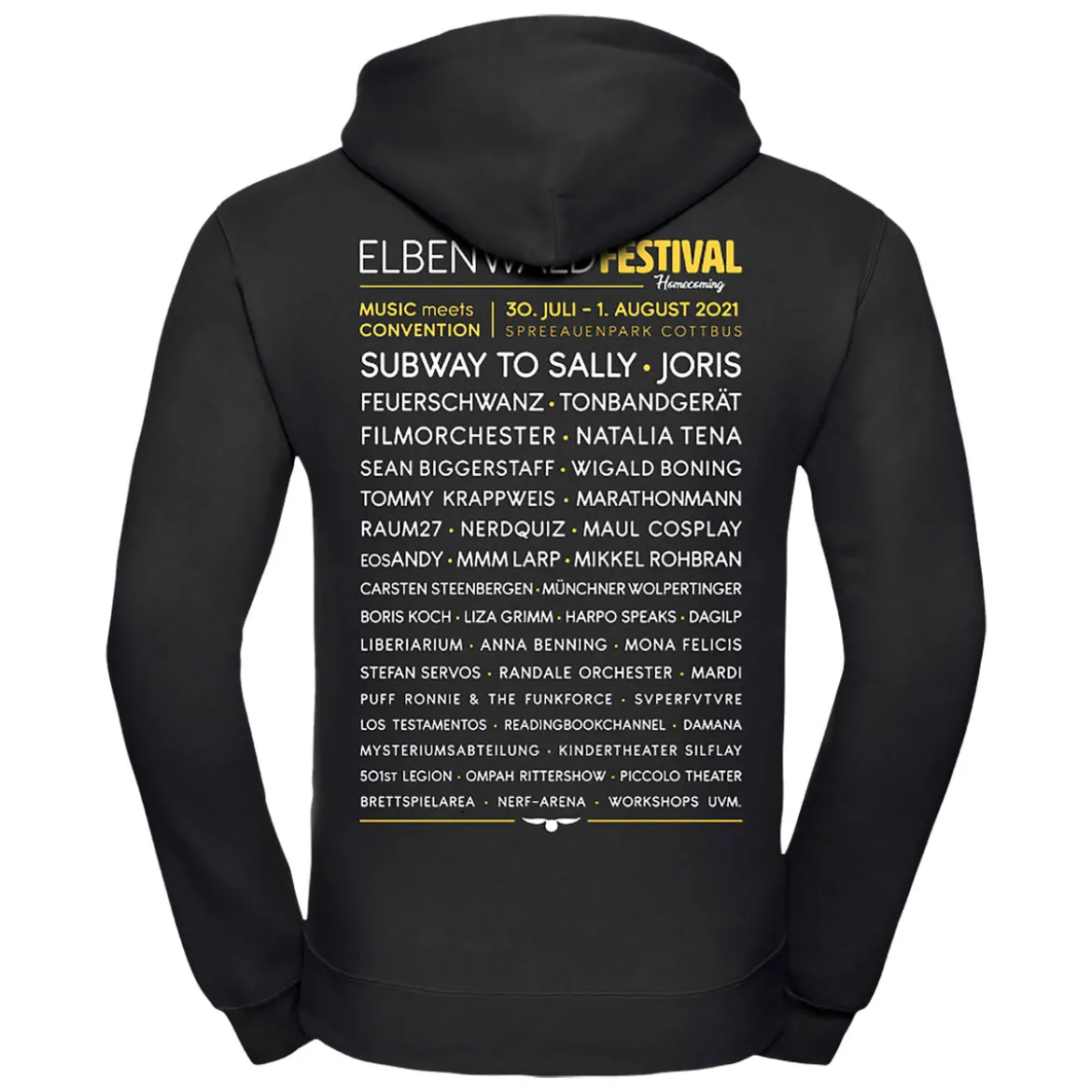 Elbenwald Festival Homecoming Hoodie schwarz