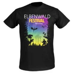 Elbenwald Festival Homecoming T-Shirt schwarz