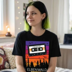 Elbenwald Festival - Tape Shirt schwarz